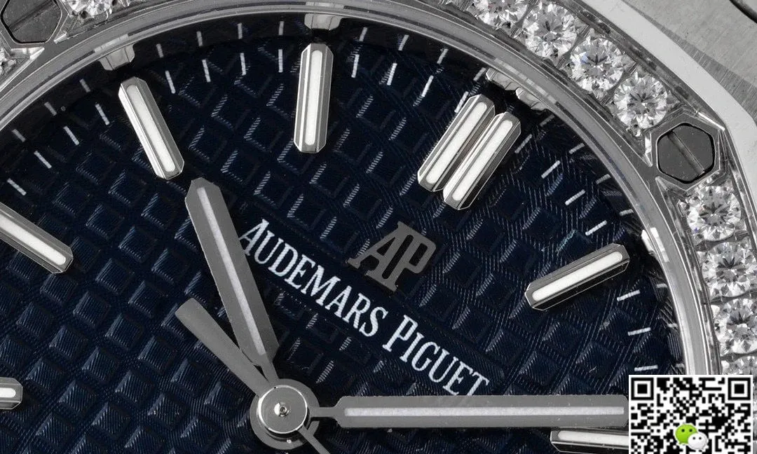 Audemars Piguet Royal Oak 77351ST.ZZ.1261ST.01 8F Factory 1:1 Best Edition Replica Watch Diamond-Set Bezel